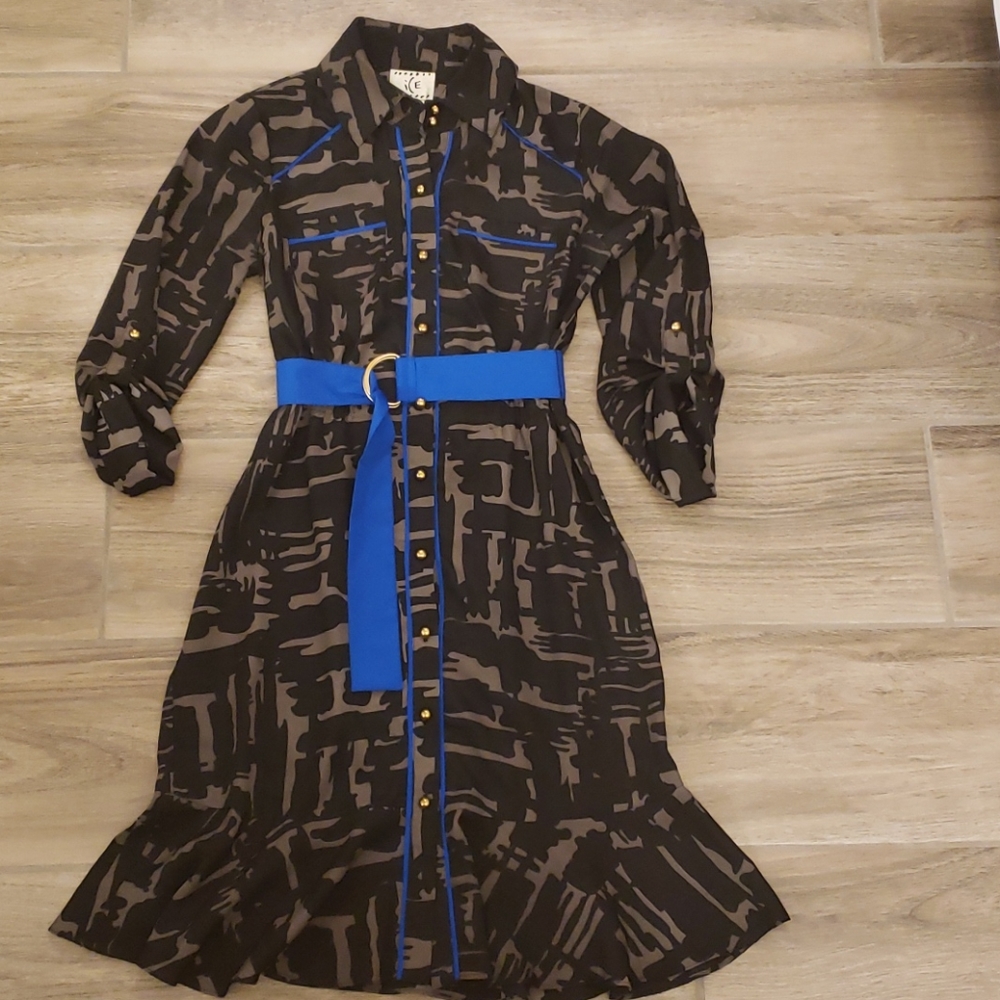 Classy Black & Grey Dress